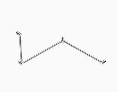 Nero Mecca Care 32mm DDA Grab Rail Set 90 Degree Continuous 600X1065X1025mm