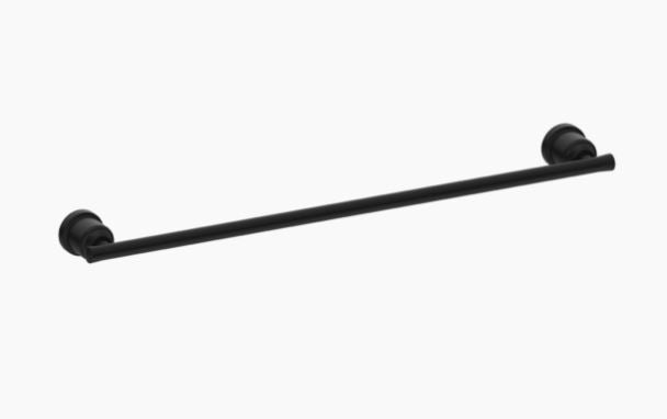 NERO YORK SINGLE TOWEL RAIL 600MM