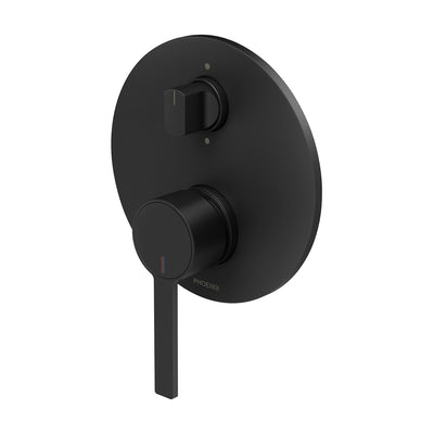 Phoenix Lexi MKII SwitchMix Shower / Bath Diverter Mixer (Complete Kit) Matte Black