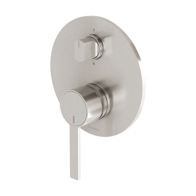 Phoenix Lexi MKII SwitchMix Shower / Bath Diverter Mixer (Complete Kit) Brushed Nickel