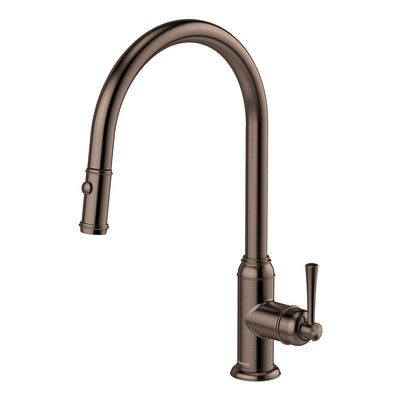 Phoenix Cromford Pull Out Sink Mixer 230mm Brushed Bronze – Lead Free