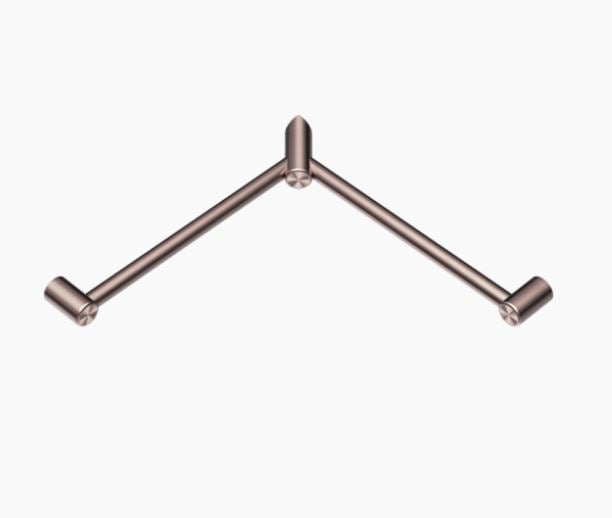 Nero Mecca Care 32mm Wrap Around Corner Grab Rail 600x600mm