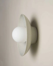 Ceramic Wall Dish Sconce Light - Shale