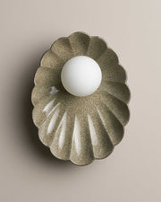 Ceramic Wall Oyster Sconce Light - Rivergum