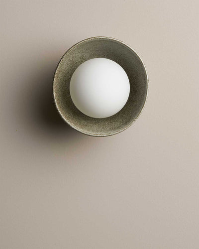 Ceramic Wall Bowl Sconce Light - Rivergum