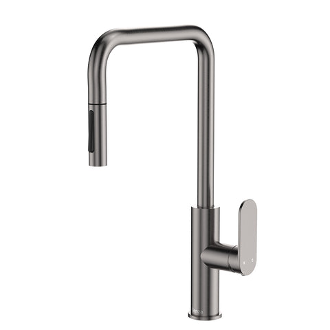 Fienza Empire Slim Pull Out Sink Mixer Gun Metal
