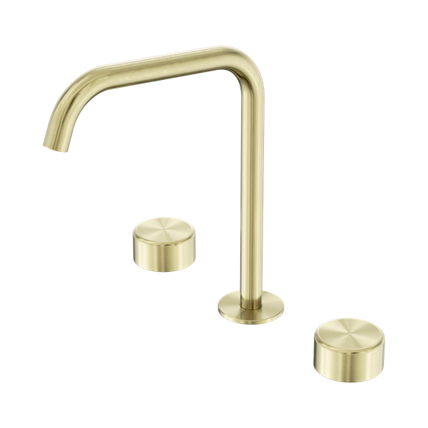 Nero Serenity Bath/Kitchen Set Edge Spout With Metal Handle Brushed Gold