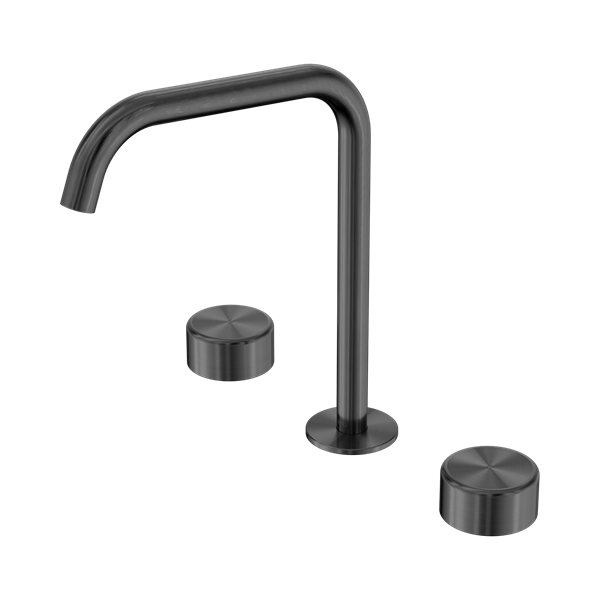 Nero Serenity Bath/Kitchen Set Edge Spout With Metal Handle Gun Metal