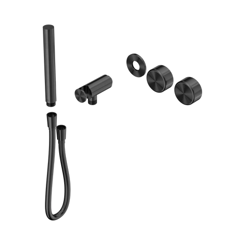 Nero Serenity Progressive Shower System With Metal Handle And Slim Shower Trim Kit Only Gun Metal