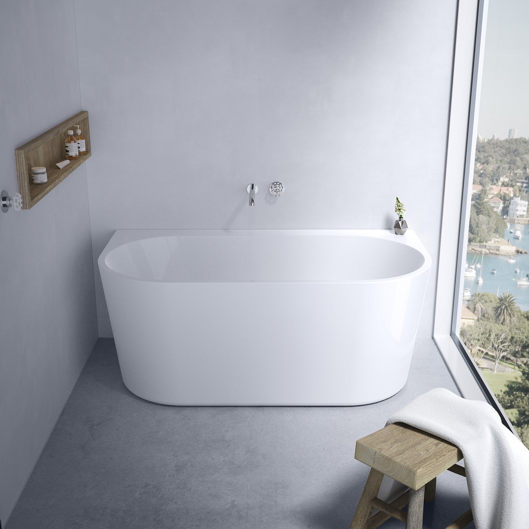Caroma Urbane II 1400 Back to Wall Bath