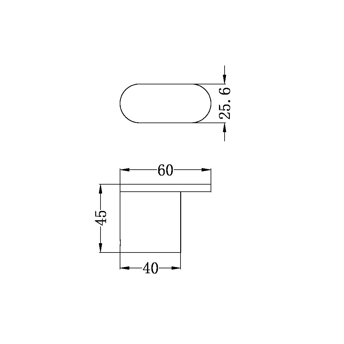 Nero Bianca Robe Hook - Brushed Nickel