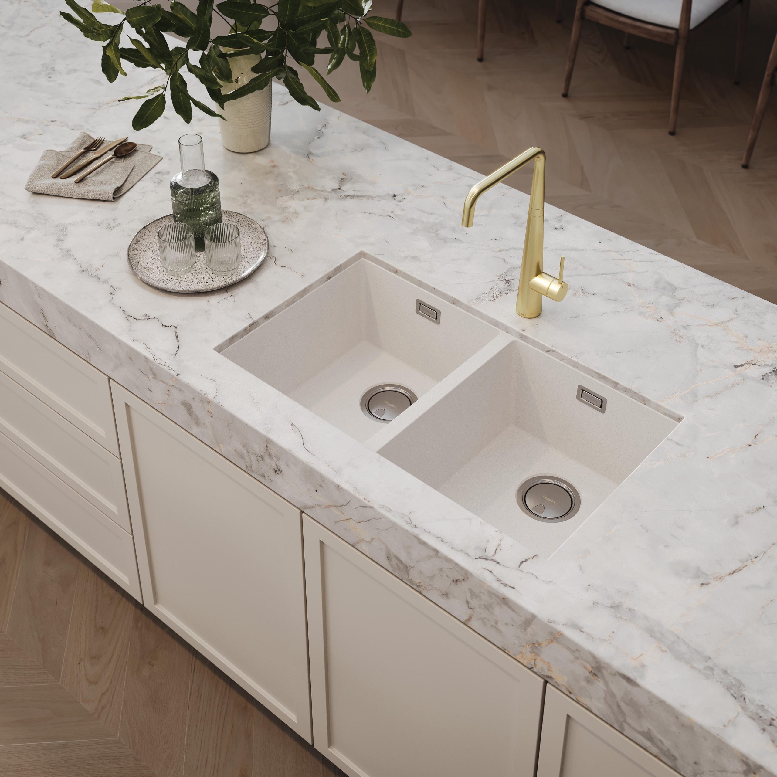 5000 Series Double Bowl Sink