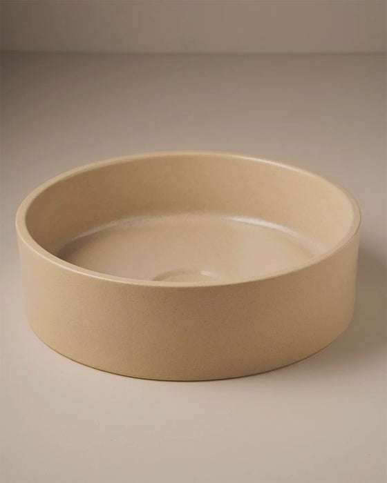 Clay 400 Ceramic Above Counter Basin - Sand