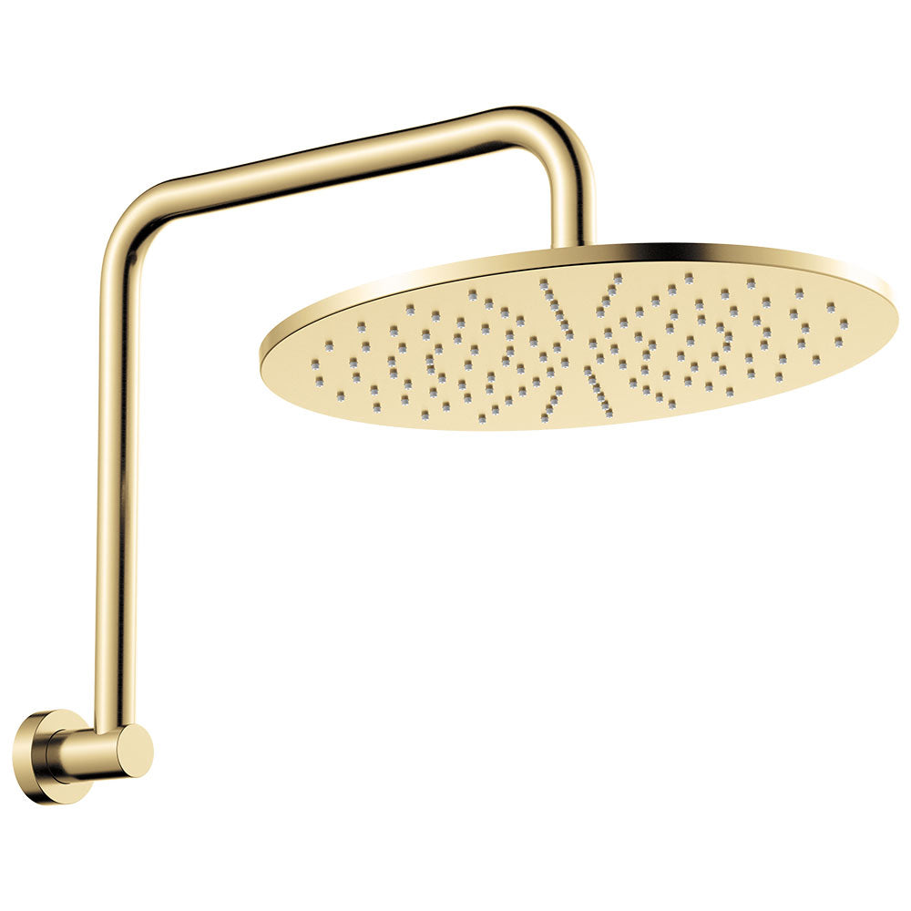 Fienza Empire Slim Gooseneck Shower Arm Set Urban Brass