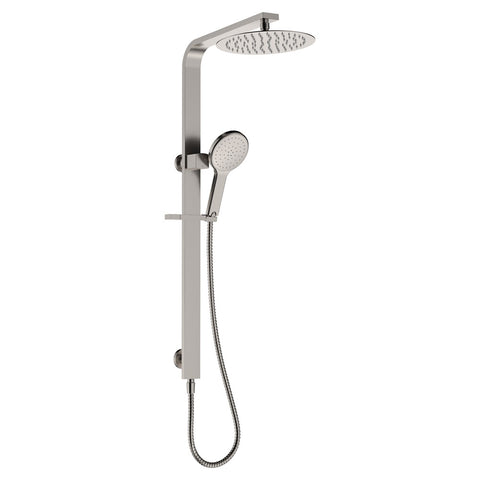 Fienza Kaya Deluxe Twin Shower Brushed Nickel