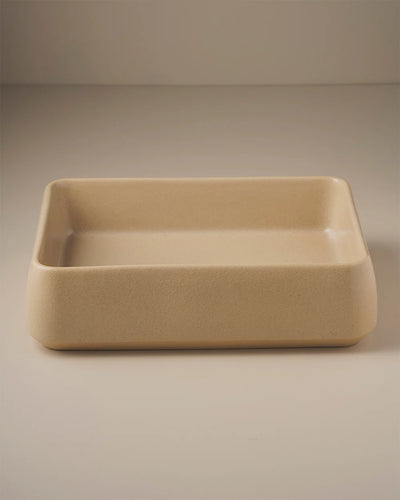 Kiln 515 Ceramic Above Counter Basin - Sand