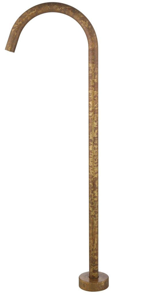 Bella Vista Mica Freestanding Bath Spout Aged Accelerated Living Brass