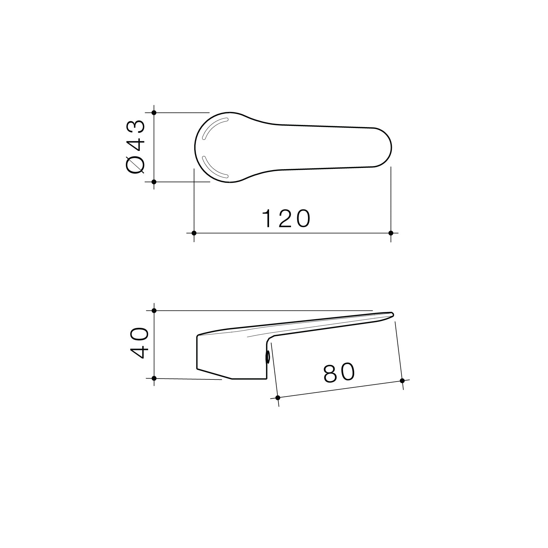 Caroma Opal Bath/Shower Mixer H/C