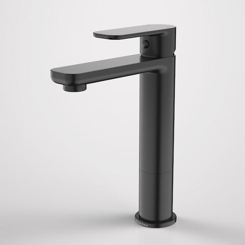 Caroma Luna Mid Basin Mixer - Black - Lead Free