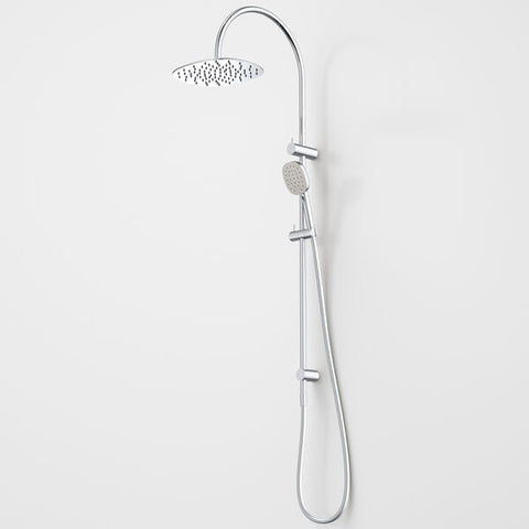 Caroma Contura II Rail Shower with Overhead - Chrome