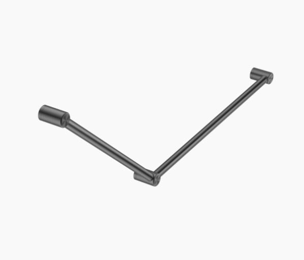 Nero Mecca Care 32mm DDA Grab Rail Set 45 Degree 750X900mm