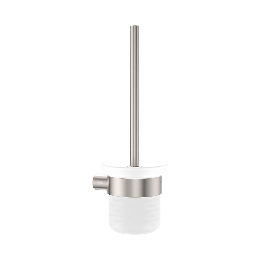 Fienza Empire Slim Toilet Brush Holder Brushed Nickel
