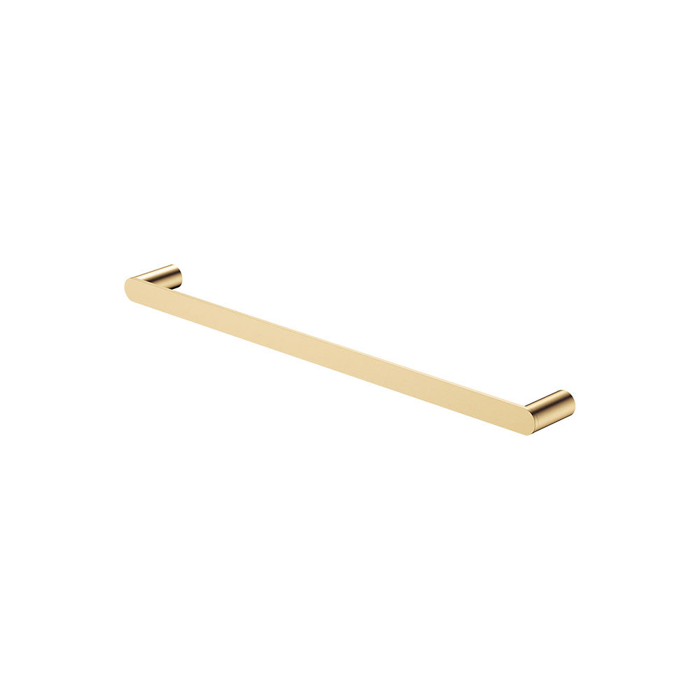 Fienza Empire Slim Single Towel Rail 600mm Urban Brass