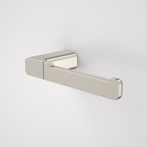 Caroma Luna Toilet Roll Holder - Brushed Nickel