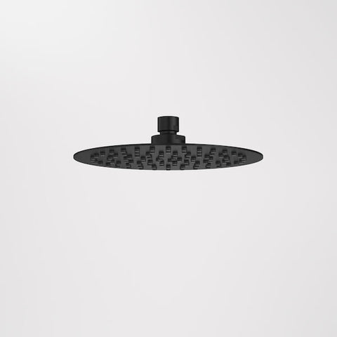 Caroma 200mm Round Rain Shower - Matte Black