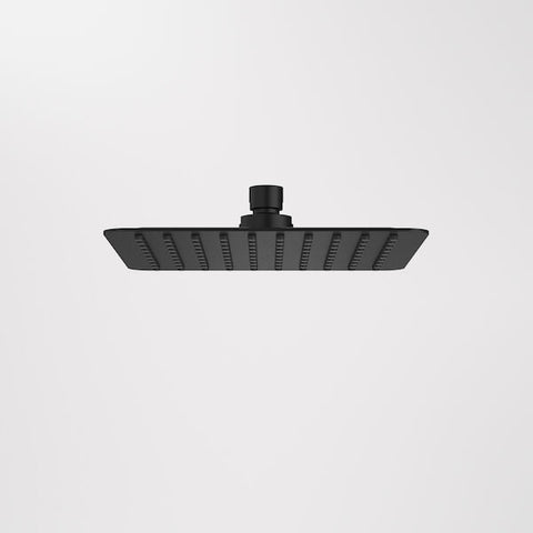 Caroma 200mm Square Rain Shower - Matte Black