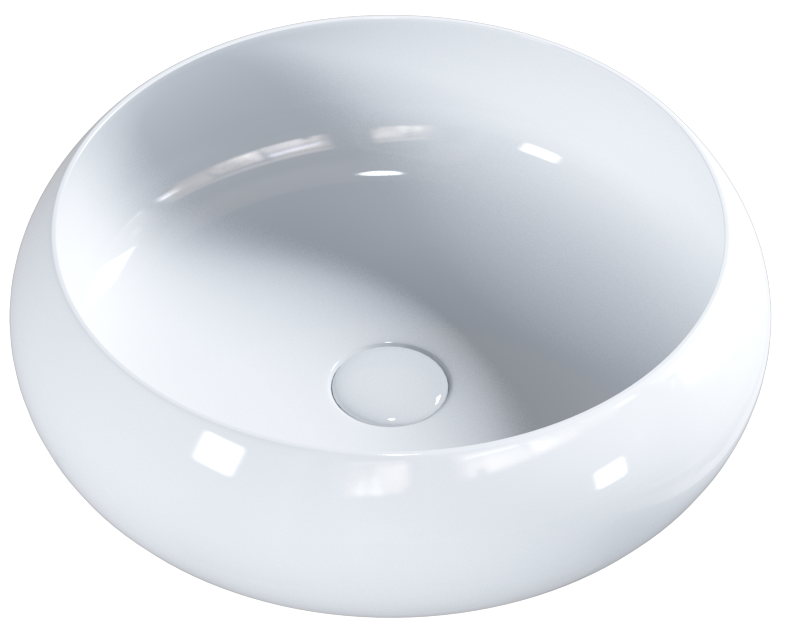 BNK Versilia Above Counter Basin Gloss White