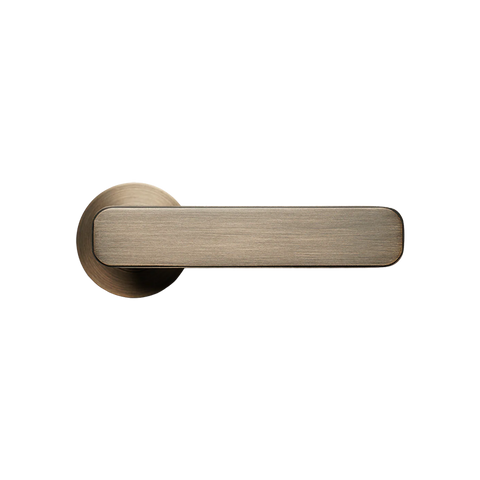 Momo Aspen Lever Handle Set Dark Brushed Brass
