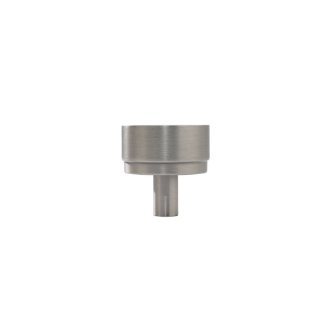 Momo Bellevue Plain Knob Solid Brass 35mm Dull Brushed Nickel