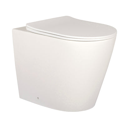 Fifth Avenue Vega Matte White Toilet Pan