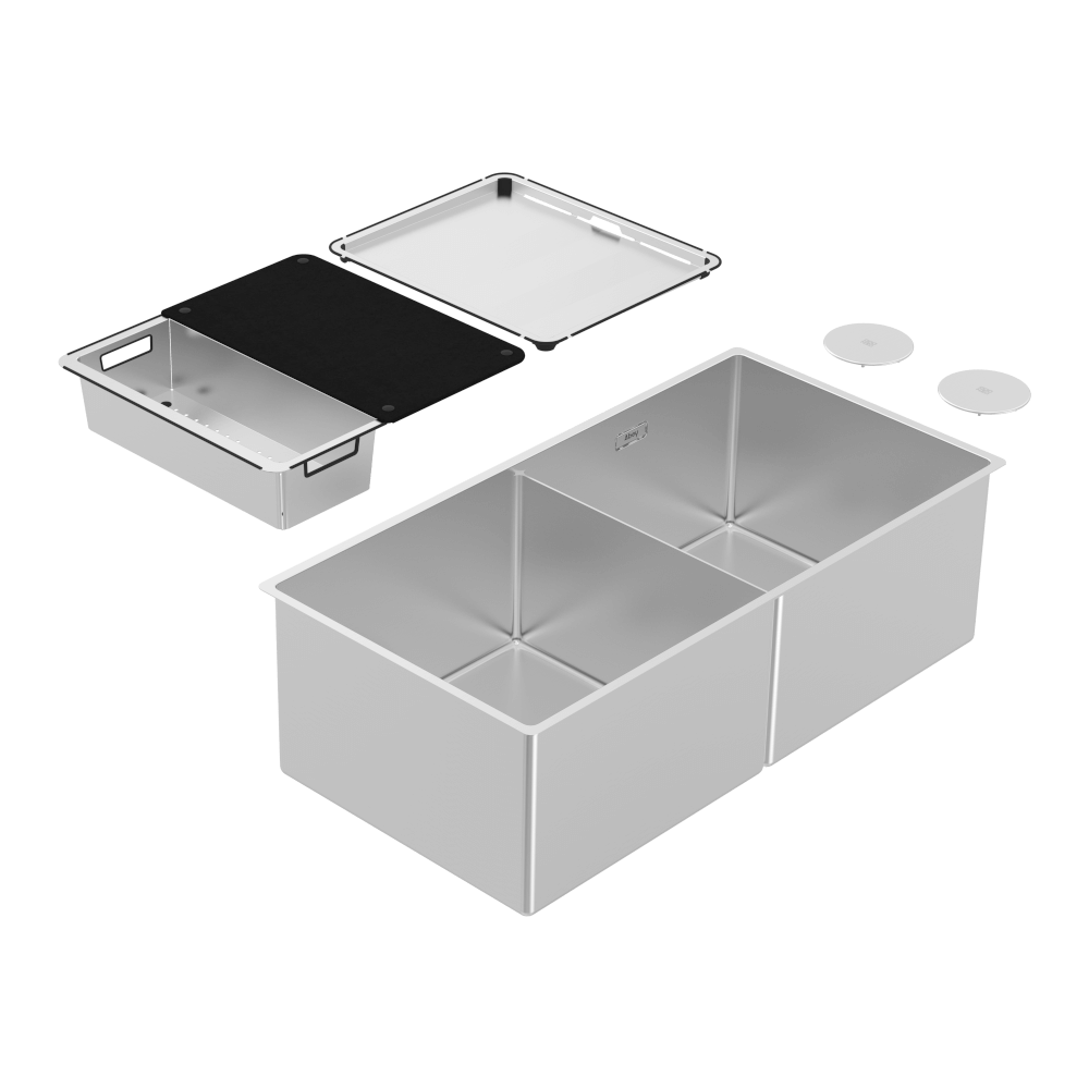 Abey Boutique Piazza Double Bowl Sink