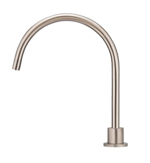 Meir Round High-Rise Swivel Hob Spout - Champagne