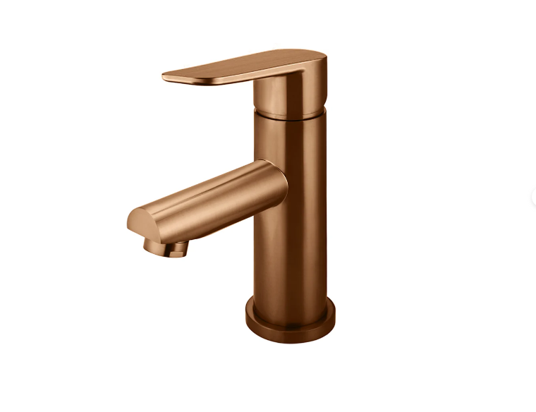 Meir Round Paddle Basin Mixer Lustre Bronze