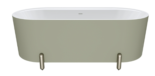 Aluca Freestanding with Legs, 1500mm Olive