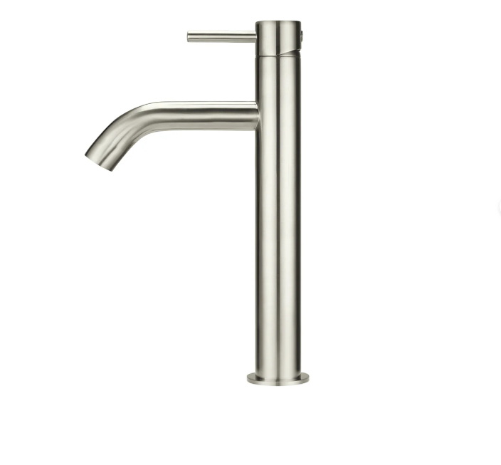 Meir Piccola Tall Basin Mixer Tap - Brushed Nickel