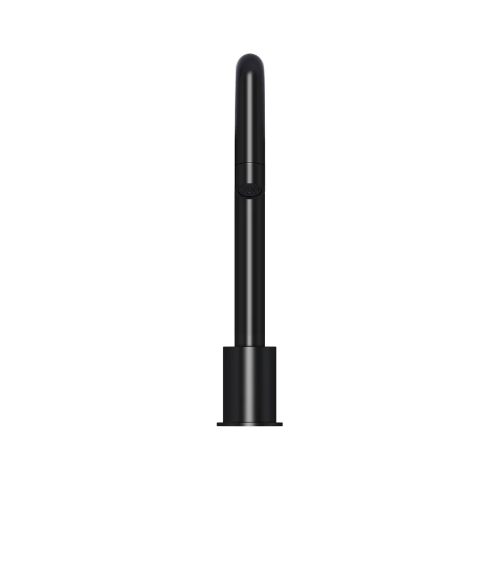 Meir Round Hob Mounted Swivel Spout Matte Black