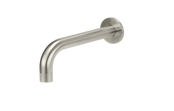 Meir Universal Round Curved Spout Brushed Nickel