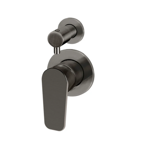 Meir Round Diverter Mixer Paddle Handle Trim Kit (In-wall Body Not Included) Gunmetal