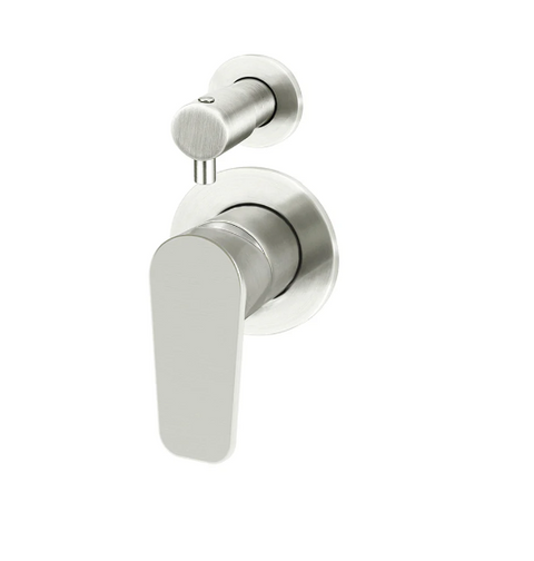 Meir Round Diverter Mixer Paddle Handle Trim Kit (In-wall Body Not Included) Brushed Nickel