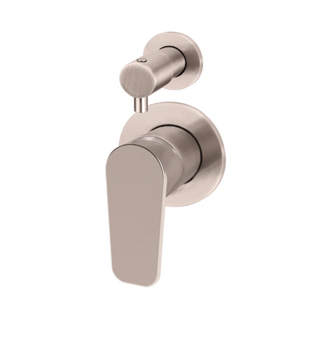 Meir Round Diverter Mixer Paddle Handle Trim Kit (In-wall Body Not Included) Champagne