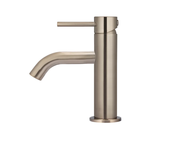 Meir Piccola Basin Mixer Tap - Champagne