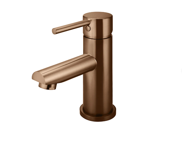 Meir Round Basin Mixer Lustre Bronze