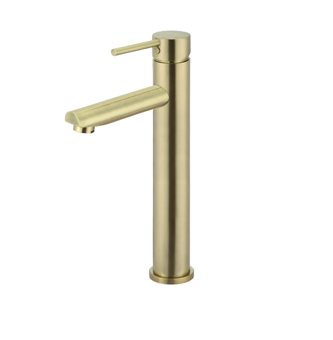 Meir Round Tall Basin Mixer Tiger bronze