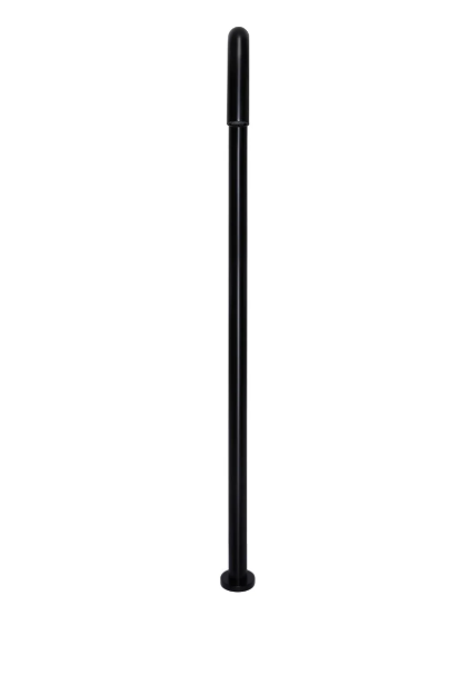 Meir Round Freestanding Bath Spout - Matte Black