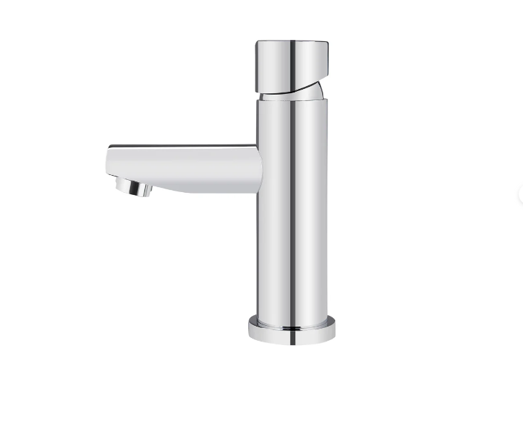 Meir Round Pinless Basin Mixer Chrome