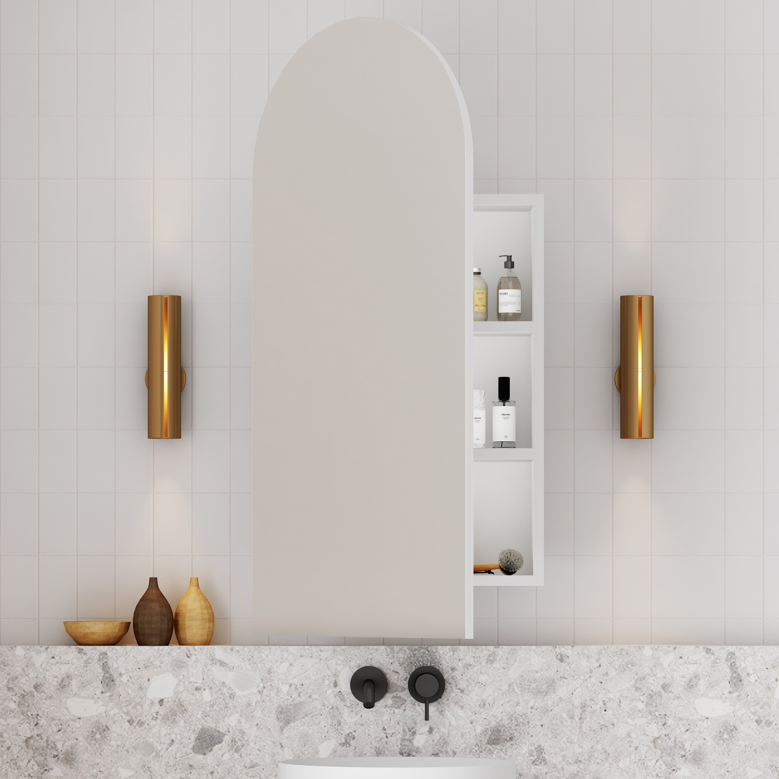 Cassa Designs Archied Shaving Cabinet